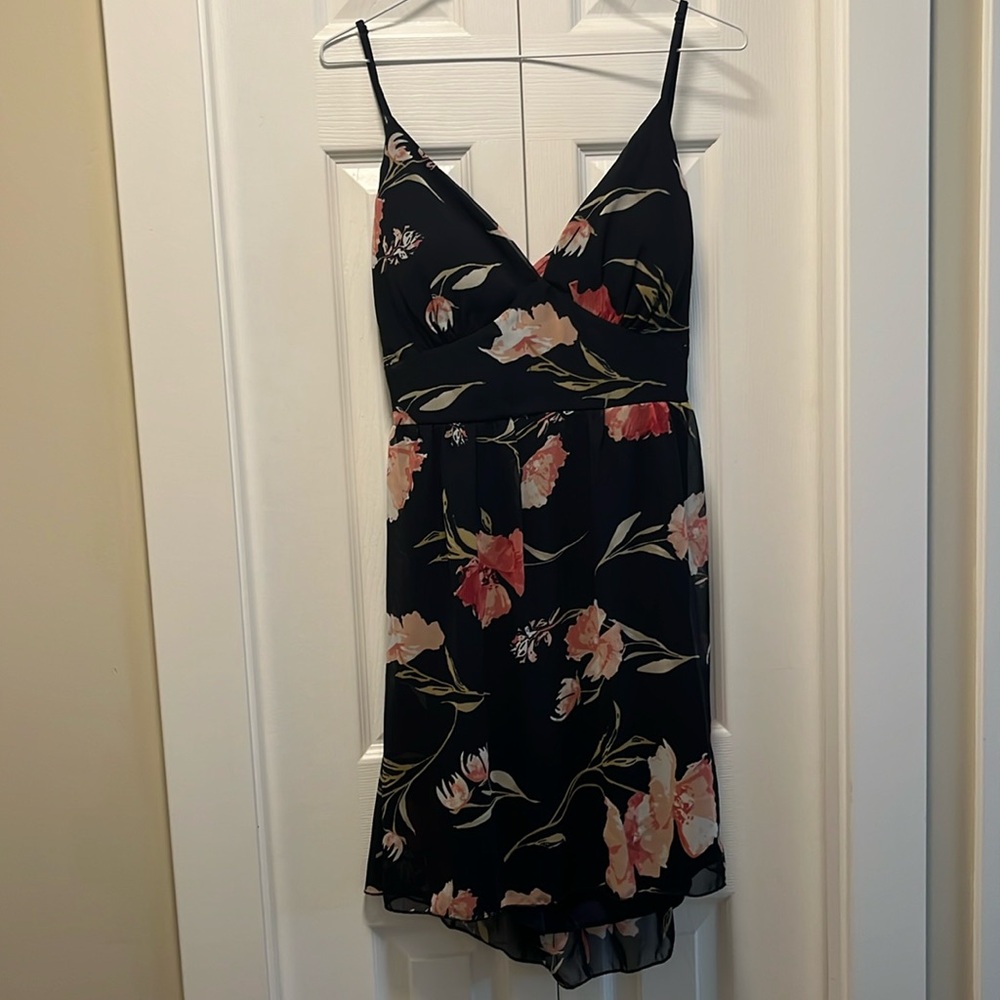 floral short dress